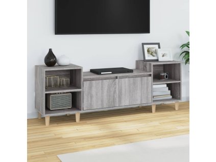 vidaXL TV skříňka šedá sonoma 160x35x55 cm kompozitní dřevo