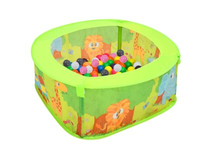 vidaXL Suchý bazén s 300 míčky pro děti 75 x 75 x 32 cm