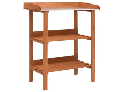 vidaXL Stojan na květiny 76 x 37 x 89 cm jedlové dřevo
