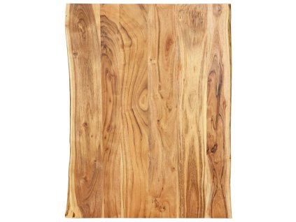 vidaXL Stolní deska masivní akáciové dřevo 80 x (50–60) x 2,5 cm
