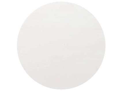 vidaXL Stolní deska bílá Ø 80 x 2,5 cm masivní borové dřevo