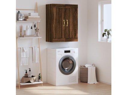 vidaXL Nástěnná skříňka hnědý dub 69,5 x 34 x 90 cm kompozitní dřevo