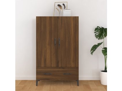 vidaXL Komoda hnědý dub 70 x 31 x 115 cm kompozitní dřevo