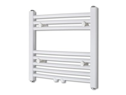 Žebříkový radiátor obloukový, ústřední topení 480 x 480 mm boční a střední přípojka