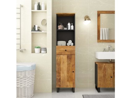 vidaXL Koupelnová skříňka 38 x 33 x 160 cm masivní mangovníkové dřevo