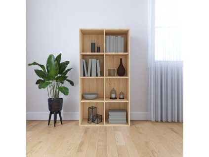 vidaXL Knihovna/příborník dub sonoma 66 x 30 x 130 cm kompozitní dřevo
