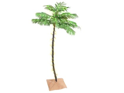 vidaXL Palma s 88 teplými bílými LED diodami 150 cm