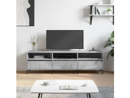 vidaXL TV skříňka betonově šedá 150 x 30 x 44,5 cm kompozitní dřevo