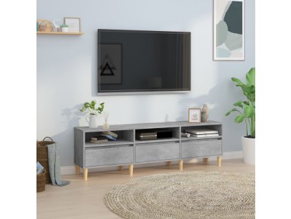 vidaXL TV skříňka betonově šedá 150 x 30 x 44,5 cm kompozitní dřevo