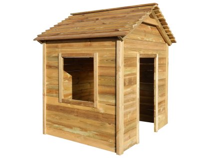 vidaXL Zahradní domeček pro děti 120 x 120 x 146 cm borové dřevo