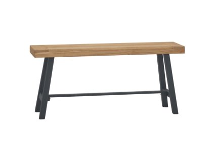 vidaXL Lavice 110 cm masivní teakové dřevo