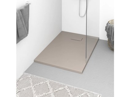 vidaXL Sprchová vanička SMC hnědá 100 x 70 cm