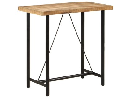 vidaXL Barový stůl 110 x 55 x 107 cm masivní mangovník a železo
