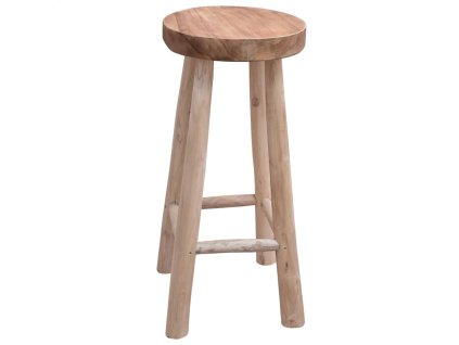 vidaXL Barová stolička masivní teak