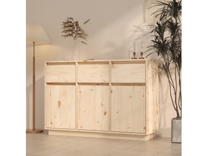 vidaXL Příborník 110 x 34 x 75 cm masivní borové dřevo