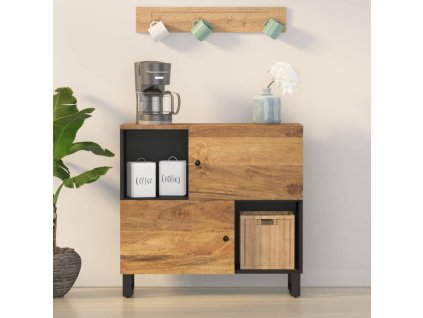 vidaXL Příborník se 2 dvířky 80x33x75 cm masivní mangovníkové dřevo