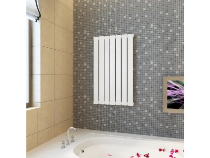vidaXL Lamelový radiátor bílý 542 mm x 900 mm