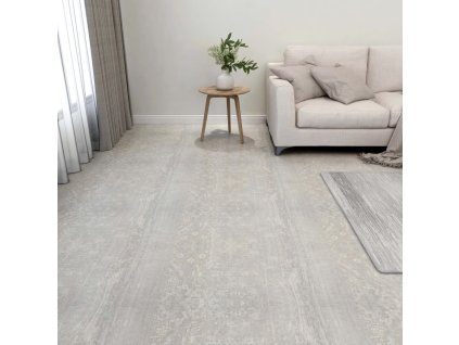 vidaXL Samolepicí podlahové desky 55 ks PVC 5,11 m² světle šedé