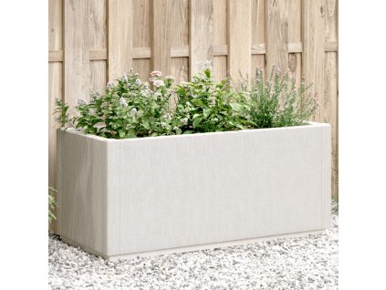 vidaXL Zahradní truhlík bílý 80 x 36 x 53 cm PP