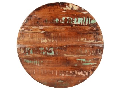 vidaXL Stolní deska Ø 80 x 3,8 cm kulatá masivní recyklované dřevo