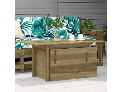 vidaXL Zahradní stůl 100 x 50 x 75 cm impregnovaná borovice