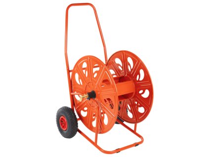 vidaXL Vozík s hadicovým navijákem pro 140 m 3/4" hadice ocel