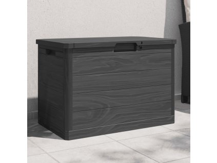 vidaXL Zahradní box na podušky antracitový 77,5 x 44,5 x 53 cm PP