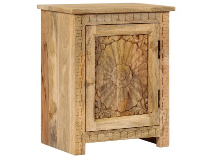 vidaXL Noční stolek z masivního mangovníkového dřeva 40 x 30 x 50 cm