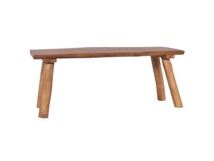 vidaXL Zahradní lavice 120 cm masivní teakové dřevo