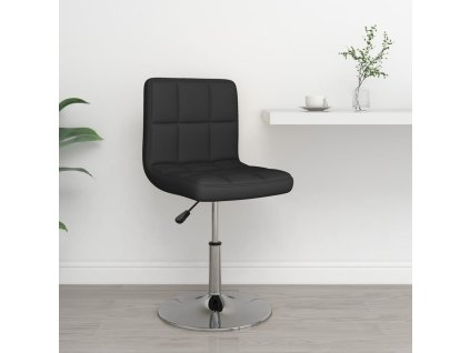 vidaXL Barová stolička černá umělá kůže