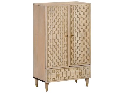 vidaXL Skříň highboard 60 x 33 x 100 cm masivní mangovníkové dřevo