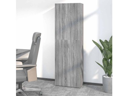 vidaXL Kancelářská skříň šedá sonoma 60 x 32 x 190 cm kompozitní dřevo