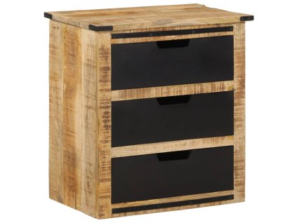 vidaXL Příborník se 3 zásuvkami 55 x 35 x 60 cm masivní mangovník