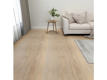 vidaXL Samolepicí podlahové desky 55 ks PVC 5,11 m² hnědé
