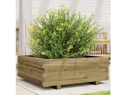 vidaXL Zahradní truhlík 70 x 70 x 26,5 cm impregnované borové dřevo