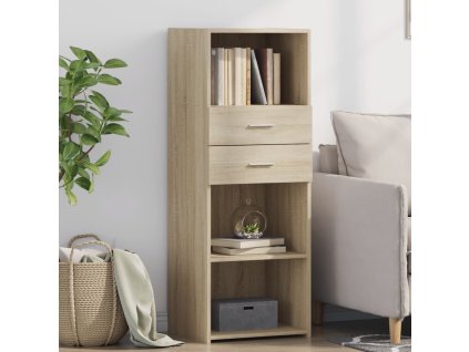 vidaXL Skříň highboard dub sonoma 45 x 42,5 x 124 cm kompozitní dřevo