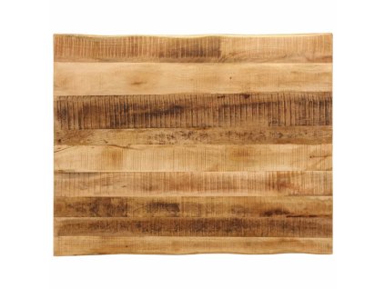 vidaXL Stolní deska živá hrana 110x80x2,5 cm masivní hrubý mangovník