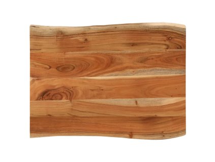 vidaXL Stolní deska 80x60x3,8 cm obdélníková masivní akácie živá hrana