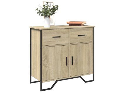 vidaXL Příborník dub sonoma 79,5 x 35,5 x 74,5 cm kompozitní dřevo