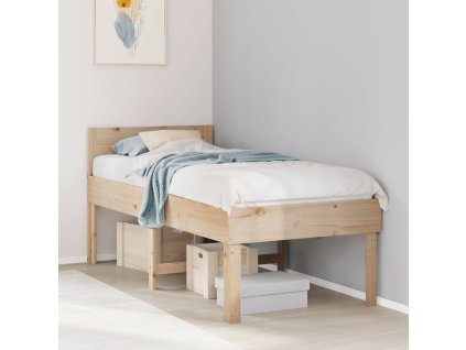 vidaXL Postel bez matrace 75 x 190 cm masivní borovice