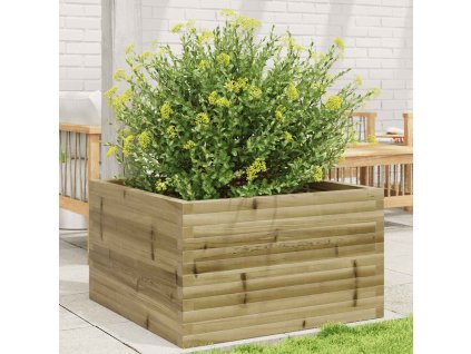 vidaXL Zahradní truhlík 80 x 80 x 46 cm impregnované borové dřevo