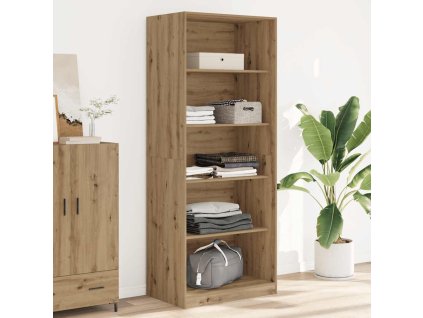 vidaXL Šatní skříň dub artisan 80 x 50 x 200 cm kompozitní dřevo