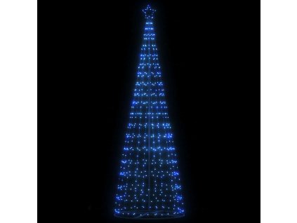 vidaXL LED vánoční stromek 550 modrých LED diod 300 cm