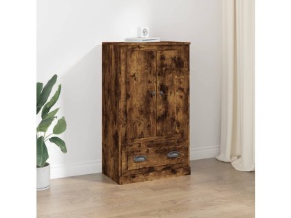 vidaXL Skříň highboard kouřový dub 60 x 35,5 x 103,5 kompozitní dřevo