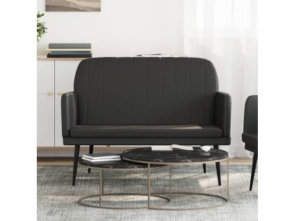 vidaXL Lavice černá 107 x 80 x 81 cm umělá kůže