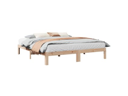 vidaXL Postel bez matrace 180 x 200 cm masivní borovice