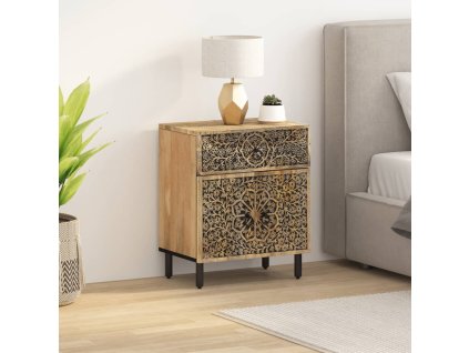 vidaXL Noční stolek 50 x 33 x 60 cm masivní mangovníkové dřevo