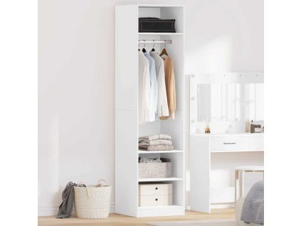 vidaXL Šatní skříň bílá 50 x 50 x 200 cm kompozitní dřevo