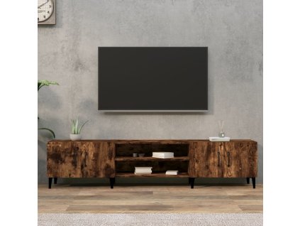 vidaXL TV skříňka kouřový dub 180 x 31,5 x 40 cm kompozitní dřevo