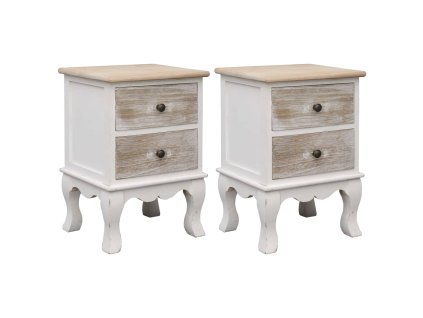 vidaXL Noční stolky 2 ks 35 x 30 x 50 cm dřevo pavlovnie